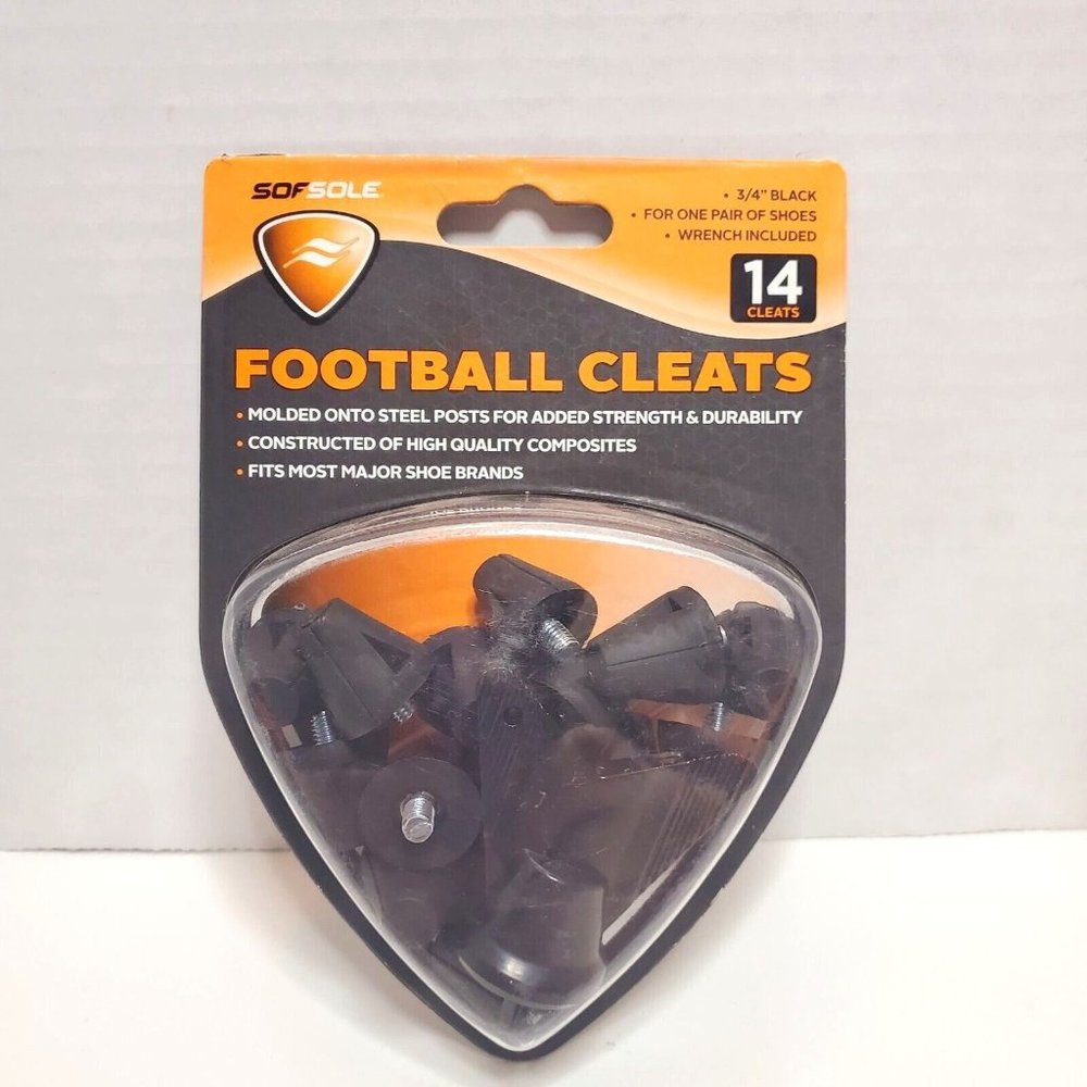 Sof Sole Nylon Replacement Cleat for Football Shoes, 3/4-Inch